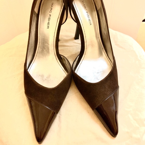 Marc Fisher brown suede pumps - Picture 2 of 4